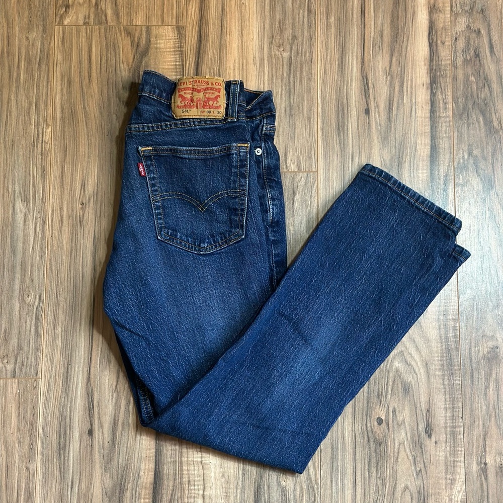 Levi's Men's Dark Indigo Straight Jeans